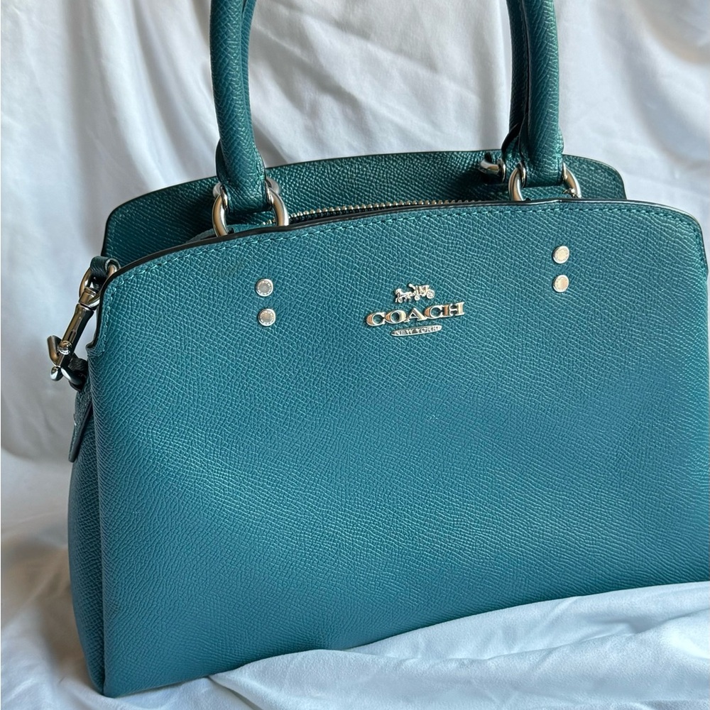 Coach Teal Satchel Bag